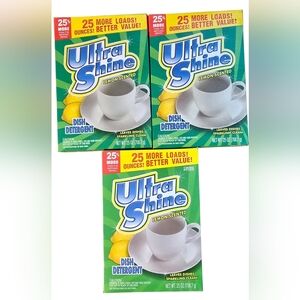 Ultra Shine Dishwasher Lemon Scented Powdered Dish Detergent